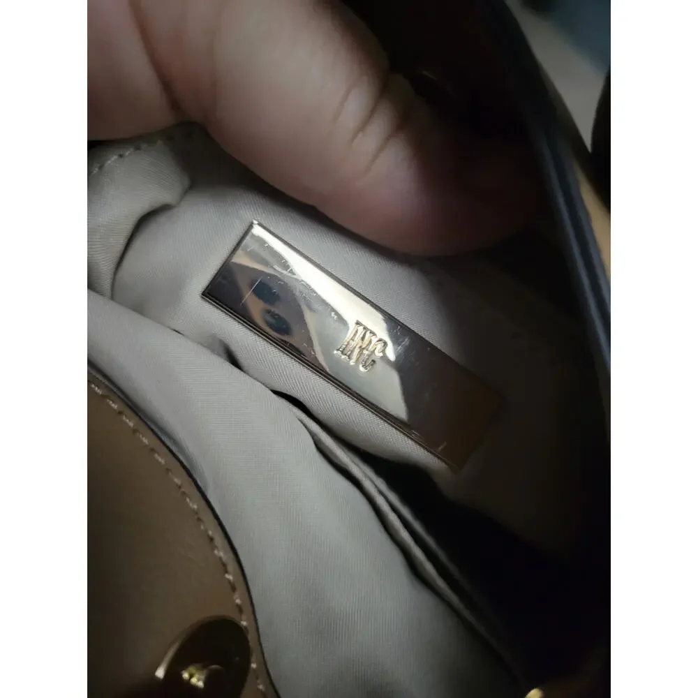 INC International Concepts Faux Leather Rachell Mini Crossbody Bag Tan NWOT